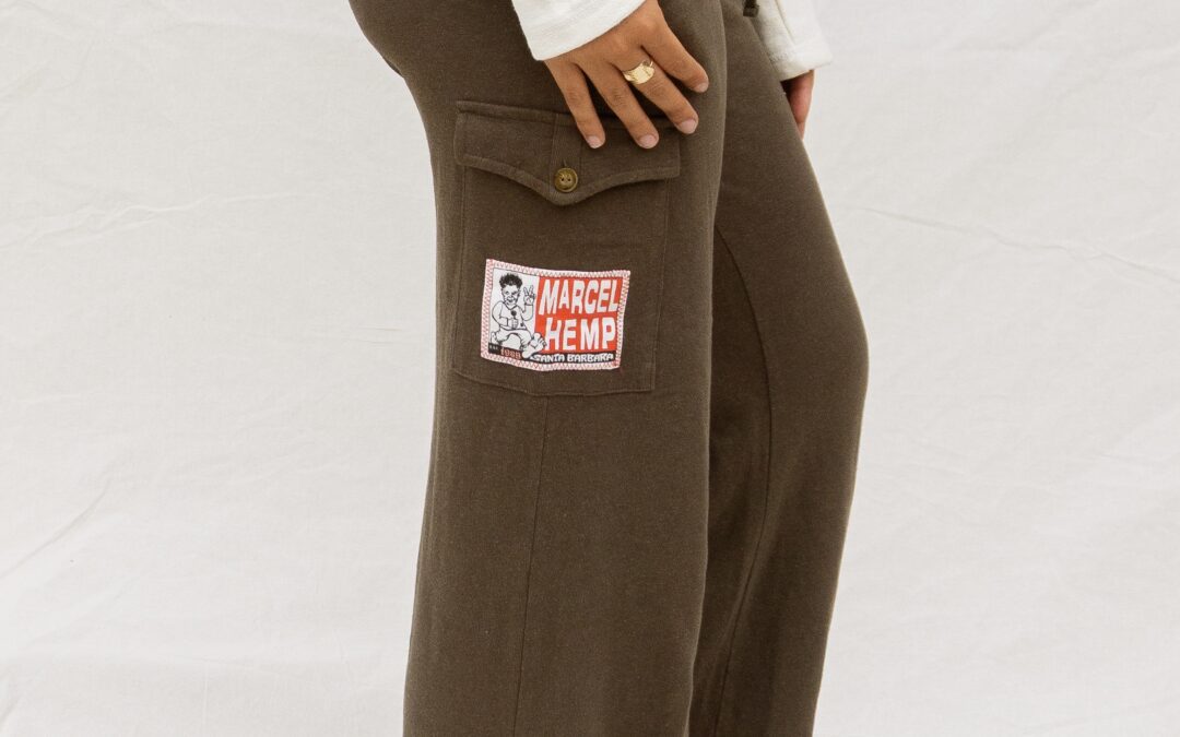 Womens Hemp Cargo Sweatpants