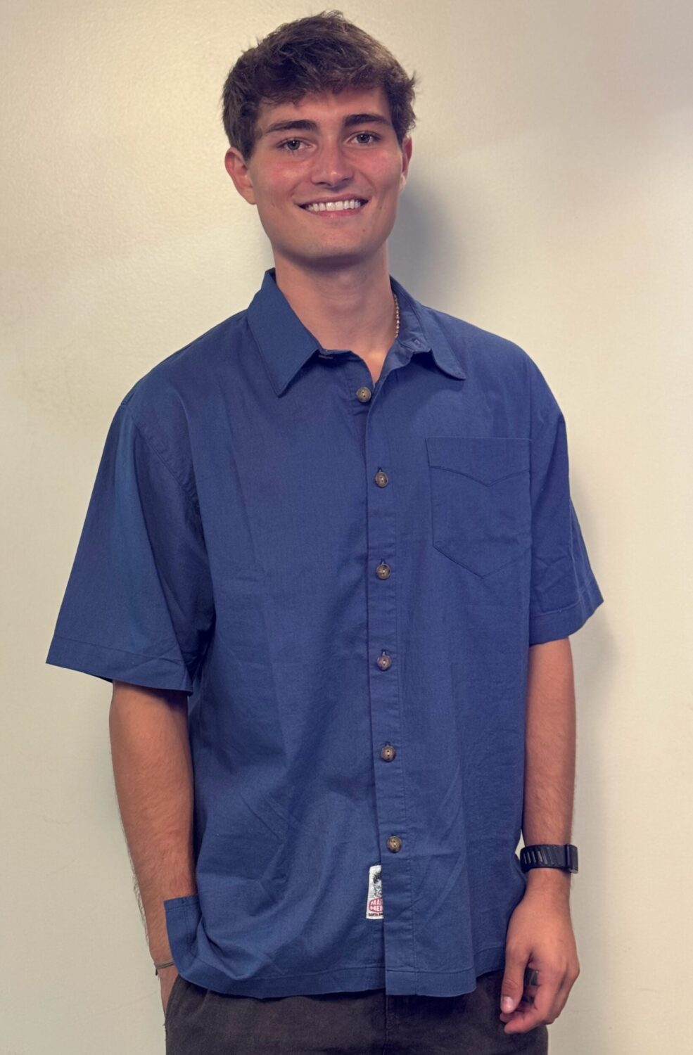 Mens Hemp Short Sleeve Button Up - Image 16